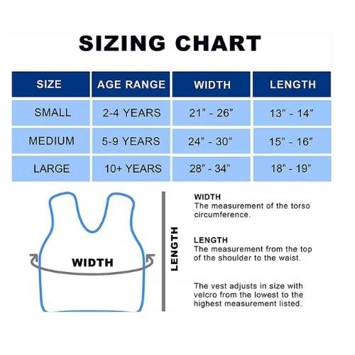 Chaleco de compresión sensorial ponderado (talla M)