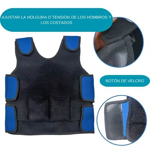 Chaleco de compresión sensorial ponderado (talla S)
